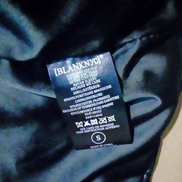 BLANK NYC Embroidered Faux Leather Moto Jacket - Picture 13 of 16